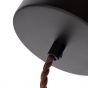 Denman Industrial Vintage Brass Caged Teardrop Pendant Light - Soho Lighting