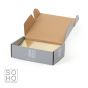 Soho Lighting Brushed Brass metal 2 Gang Blanking Plate Screwless