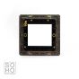 Soho Lighting Black Nickel 2 x25mm EM-Euro Module Faceplate