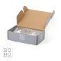 Soho Lighting Brushed Chrome 2 Gang Double Pole Socket White Insert Screwless 13A