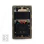 Soho Lighting Brushed Brass Shaver Socket Dual Voltage 115/230v Blk Ins Screwless