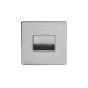 Soho Lighting Brushed Chrome Extractor Fan Isolator Switch White Ins Screwless