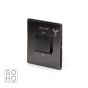 Soho Lighting Black Nickel Extractor Fan Isolator Switch Black Ins Screwless