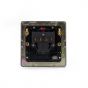 Soho Lighting Brushed Chrome 20A 1 Gang Double Pole Switch With Neon Blk Ins Screwless