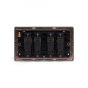 Antique Brass 4 Gang Intermediate Switch