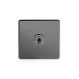 Soho Lighting Black Nickel 1 Gang 2 Way Toggle Switch Screwless