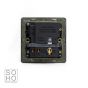 Soho Lighting Black Nickel 1 Gang SP Single USB Socket Blk Ins Screwless