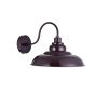 Mulberry Red Burgundy Reclaimed Style Wall Light - Portland - Soho Lighting