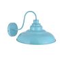Duck Egg Blue Turquoise Reclaimed Style Wall Light - Portland - Soho Lighting