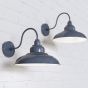 Leaden Grey Slate Reclaimed Style Wall Light - Portland - Soho Lighting
