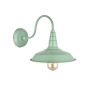 Chalk Mint Green Industrial Wall Light - Argyll- Soho Lighting