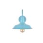 Duck Egg Blue Turquoise Industrial Wall Light - Argyll - Soho Lighting