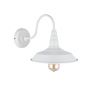Clay White Cream Industrial Wall Light - Argyll - Soho Lighting