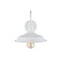 Clay White Cream Industrial Wall Light - Argyll - Soho Lighting