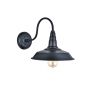 Matt Black Industrial Wall Light - Argyll - Soho Lighting
