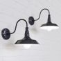 Argyll Industrial Wall Light Squid Ink Navy Blue - Soho Lighting