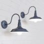Leaden Grey Slate Industrial Wall Light - Argyll - Soho Lighting