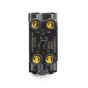 Soho Lighting Polished Chrome 20A Double Pole CM-Grid Toggle Switch Module