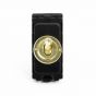 Soho Lighting Brushed Brass 20A 2 Way Retractive CM-Grid Toggle Switch Module