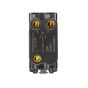 Soho Lighting Brushed Brass 20A 2 Way & Off Retractive CM-Grid Toggle Switch Module