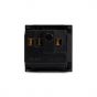 Soho Lighting Black 5A UK Round Pin EM-Euro Module