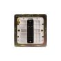 Soho Lighting Brushed Chrome Flat Plate 1 Gang Intermediate Switch Wht Ins Screwless