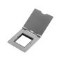 Soho Lighting Brushed Chrome Black Insert Flat Plate 2 x25mm EM-Euro Module Floor Plate