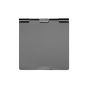 Soho Lighting Black Nickel Flat Plate 2 Gang Euro Floor Plate Blk Ins Screwless