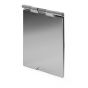 Soho Lighting Polished Chrome Black Insert Flat Plate 2 x25mm EM-Euro Module Floor Plate