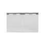 Soho Lighting Polished Chrome Flat Plate 4 Gang Euro Floor Plate Blk Ins Screwless