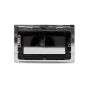 Soho Lighting Polished Chrome Black Insert Flat Plate 4 x25mm EM-Euro Module Floor Plate