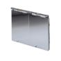 Soho Lighting Polished Chrome Black Insert Flat Plate 4 x25mm EM-Euro Module Floor Plate