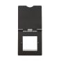 Soho Lighting Matt Black & White 2 x25mm EM-Euro Module Floor Plate