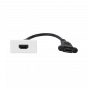 Soho Lighting White HDMI Mounted Socket EM-Euro Module