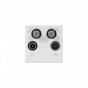 Soho Lighting White SAT1/SAT2/TV/Radio EM-Euro Module