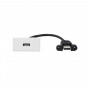 Soho Lighting White USB Mounted Socket EM-Euro Module