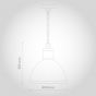 Pure White Industrial Hallway Pendant Light - Wardour - Soho Lighting