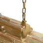 Soho Lighting Warwick Brass Large Statement Industrial Strip Light 