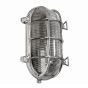 Nickel Bulkhead Bathroom Light