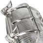 Soho Lighting Flaxman Nickel IP65 Bulkhead Outdoor & Bathroom Wall Light