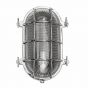 Soho Lighting Flaxman Nickel IP65 Bulkhead Outdoor & Bathroom Wall Light