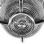 Soho Lighting Hopkin Nickel IP65 Prismatic Glass Outdoor & Bathroom Wall Light