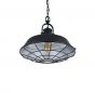 Brewer Caged Coffee Black Step Kitchen Island Pendant - Soho Lighting