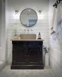 Nickel Bathroom Wall Light