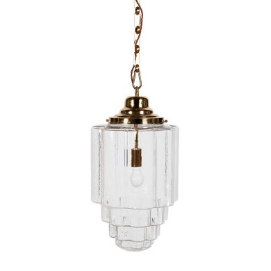 Glass Vintage Pendant Light
