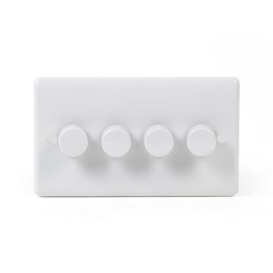 4 Gang Trailing Edge LED Dimmer Switch