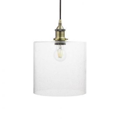 Lowell Bubble Crackled Glass Pendant Light