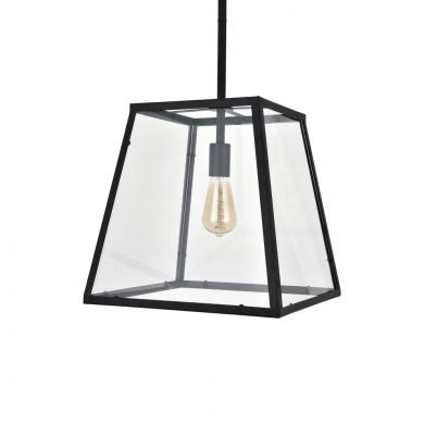 Glass lantern pendant Light