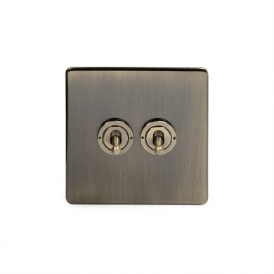 20A 2 Gang Intermediate Toggle Switch