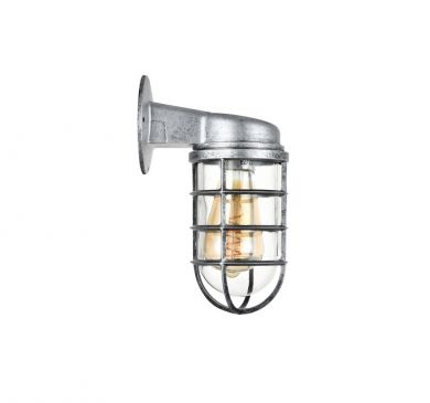 Broadwick Aluminium Finish Indoor Nautical Bulkhead Wall Light